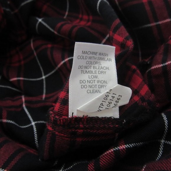 J. Jill Layered Blouse Plaid Tunic Button Down Long Sleeve Top Size Large - Picture 6 of 12